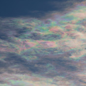 Irizácia oblakov - 19. február 2022