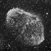 Kosákova (Polmesiacova) hmlovina (NGC 6888) - 26. máj 2009